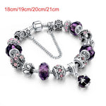 Amethyst Crystal Birthstones Bracelet