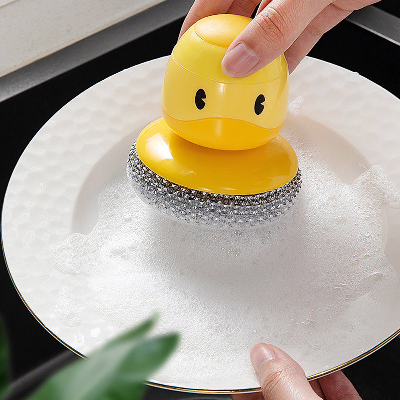 Cute Ducky Washing Dish Brush