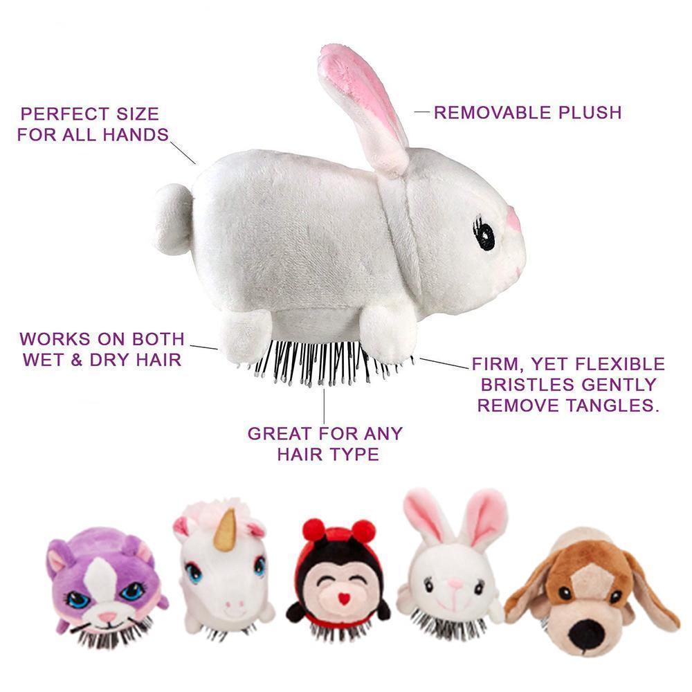 Pets Hair Comb The Detangling Brush in a Plush