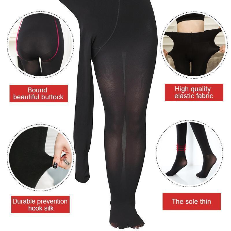 Ladies Slimming stockings opaque tights plus size