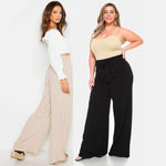 Ice Silk Wide Leg Women's Pants