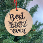 Funny Ornament--Job Made Us Coworkers Friends