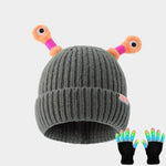 🐸Glow in the Dark Little Monster Woolly Hat🥳