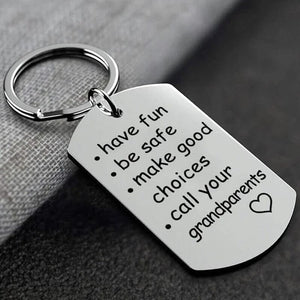 Reminder to Do Things Stainless Steel Keychain