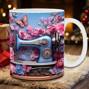 New 3D sewing machine mug🎁A good choice for Christmas gift