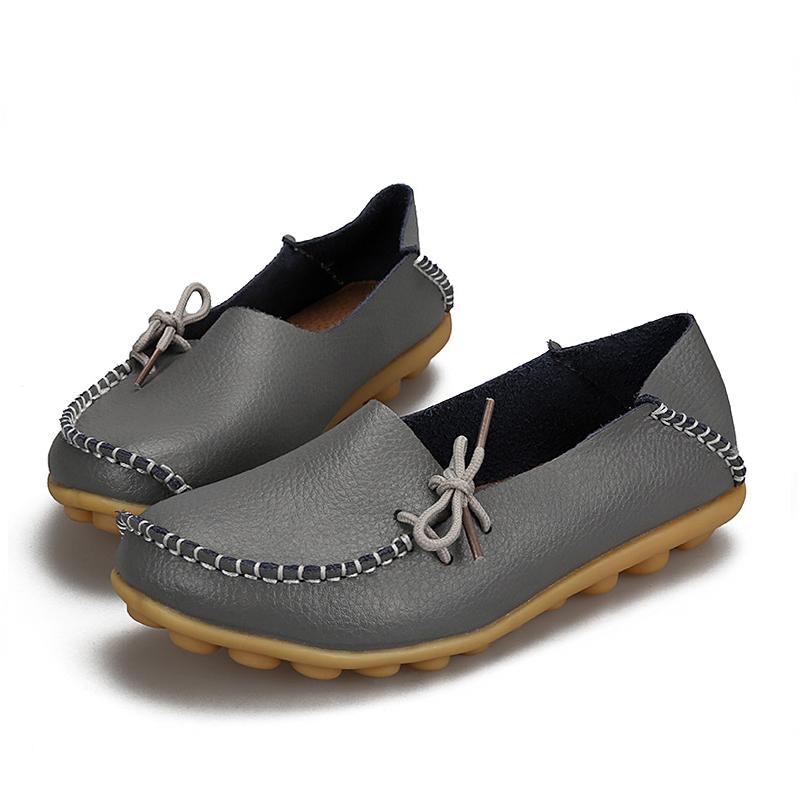 Women's Leather Loafers Moccasins