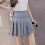 High Waist Pleated Skirt