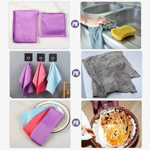 Fish Scale Microfiber Polishing Cleaning Cloth Set 5 Pcs