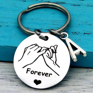 Stainless Steel Love Forever Keychain