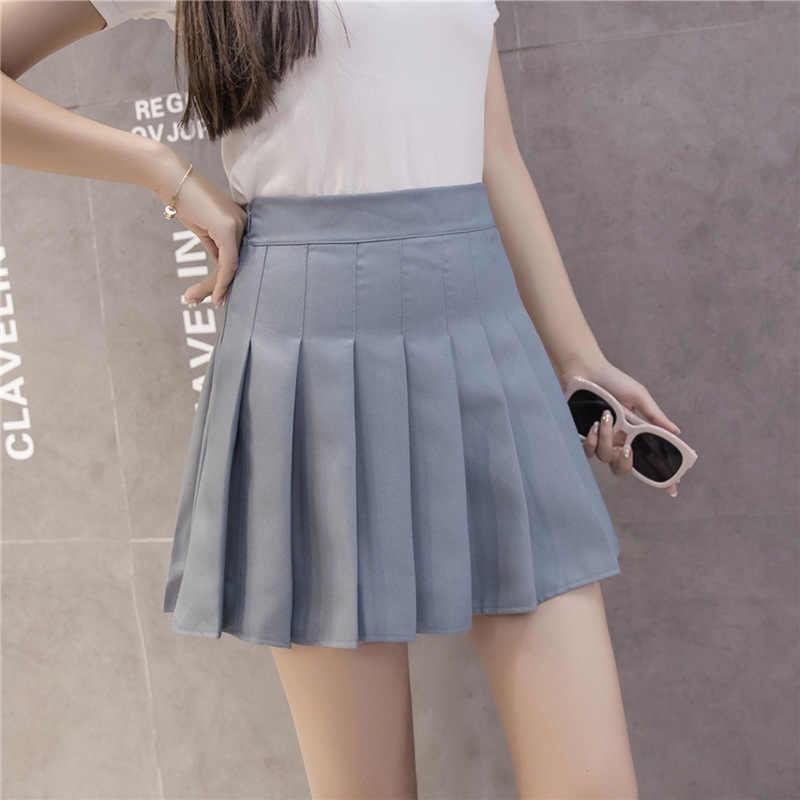 High Waist Pleated Skirt