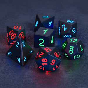 LED Flash Dice Set 7-pack The Electronic Dice