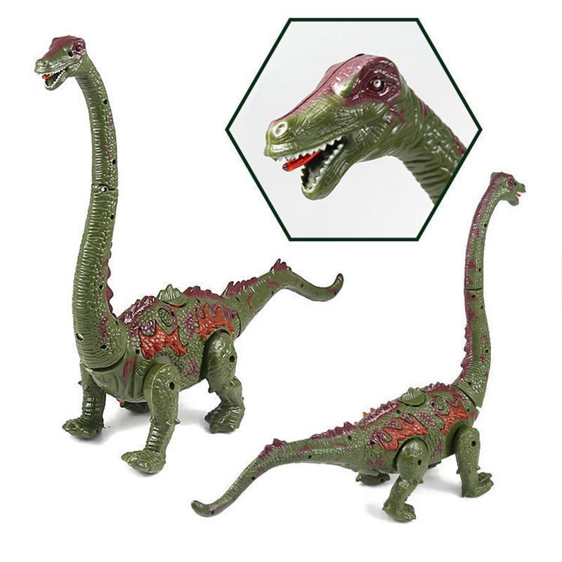 Walking Brachiosaurus Toy with LED Projector