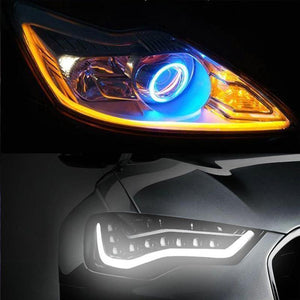 Flexible DRL LED Night & Daytime Running Light Strip (No Disassembling Needed)