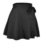 Chiffon Satin Wrap Skirt