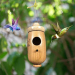 Wooden Hummingbird House - Gift for Natural Lovers