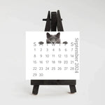 2024 Peeking Cat Desk/Wall Calendar