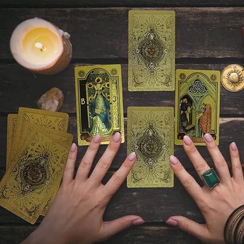 🔮Explore the Mystical World of Tarot Gold Foil Tarot🔮