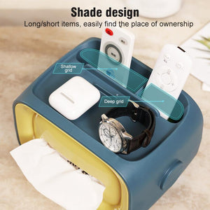 New multifunctional creative cute magnetic plastic tissue box