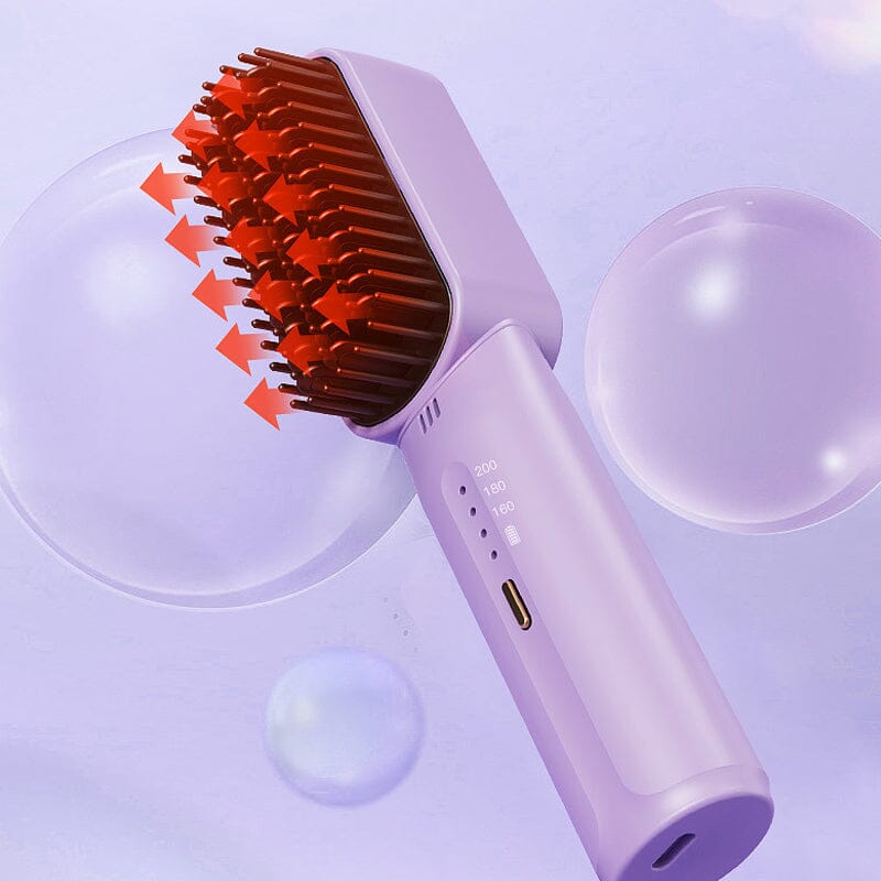 Portable Negative Ion Hair Straightening Comb