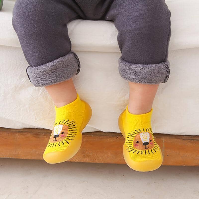 Adorable Animals Non-Slip Baby Shoe-Socks