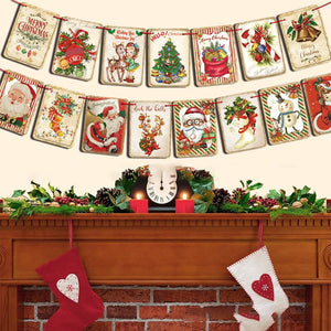 Vintage Style Christmas Banner