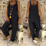 Casual Jumpsuits Overalls Baggy Bib Pants Plus Size