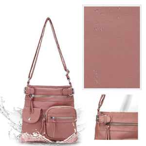 [PRE-SALE 7 DAYS] Multi-Pocket Soft PU Crossbody Bag