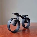 Minimalistic Bicycle Sculpture Wire Framed Style