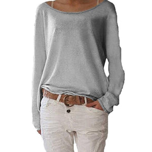 Loose Pullover Casual Tops