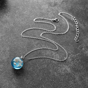 Clouds Of Heaven Resin Necklace