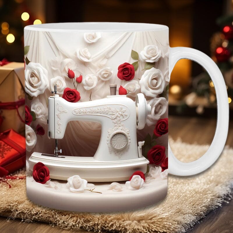 New 3D sewing machine mug🎁A good choice for Christmas gift