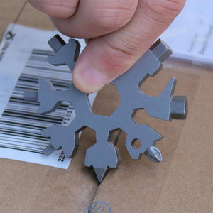 18-in-1 stainless steel snowflakes multi-tool