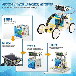 13-in-1 Education Solar Robot Toys