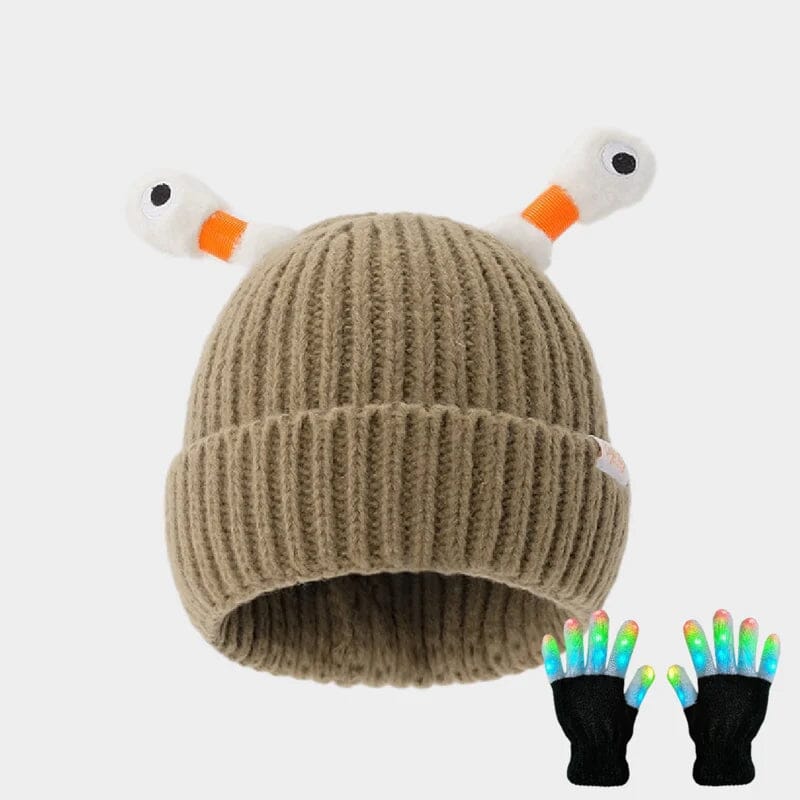 🐸Glow in the Dark Little Monster Woolly Hat🥳