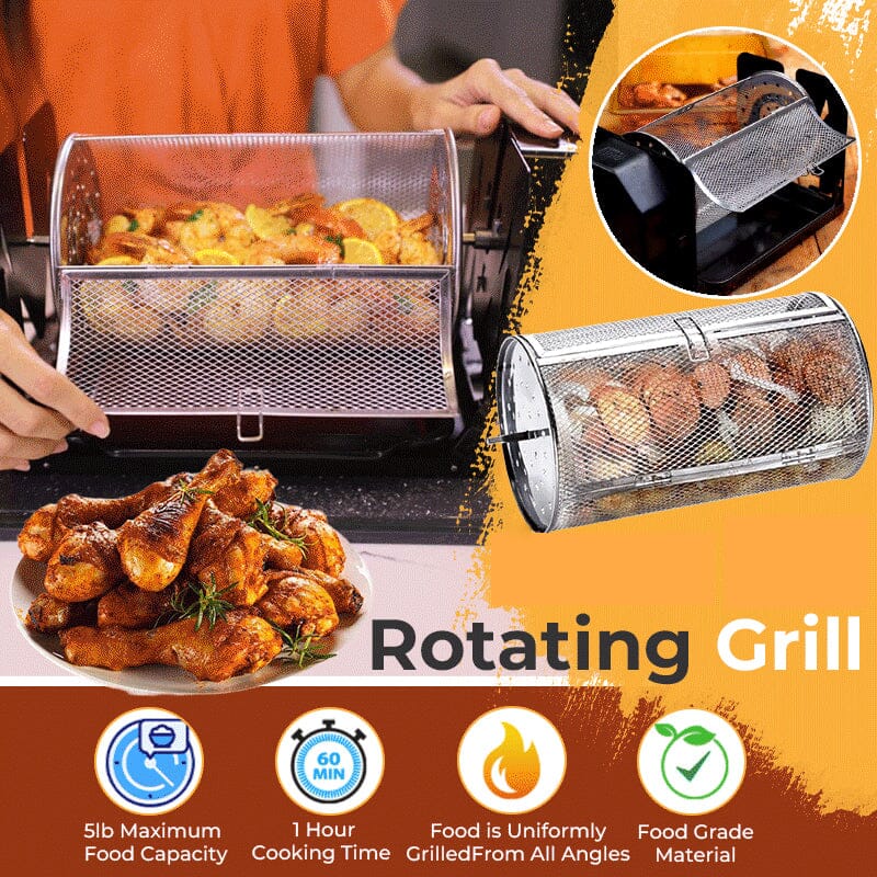 Stainless Steel Rotating Grill