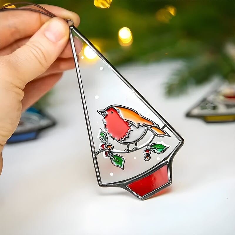 ✨Stained Glass Christmas Ornament🎄