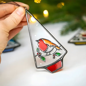 ✨Stained Glass Christmas Ornament🎄