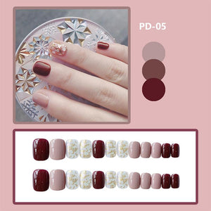 Full Cover Fake Nail Tips (24 PCs)