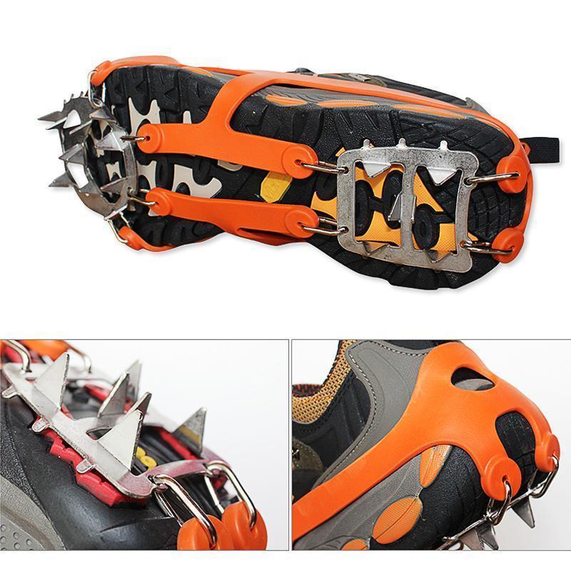 18 Teeth Stainless Steel Crampons Slip-resistant Shoes Cover