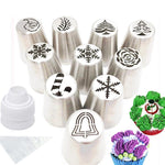 Christmas Baking Nozzles Kit