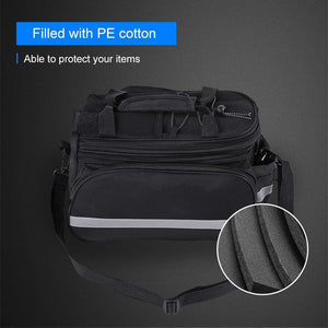 Bike Rear Bag with Water Bottle Pocket