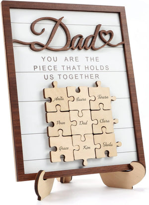 🔥Mother's day sale🔥Mom& DAD & Children Name Puzzle SET