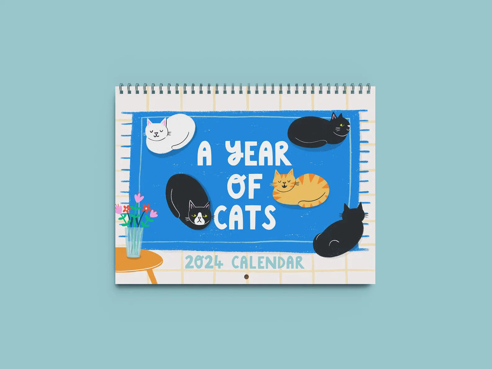 'A Year of Cats' 2024 Calendar