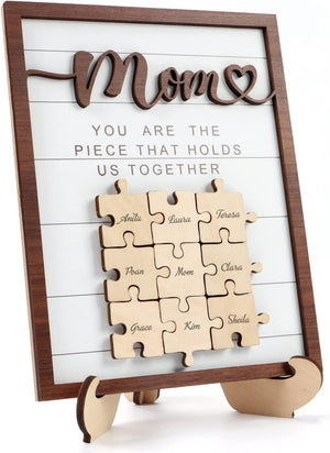 🔥Mother's day sale🔥Mom& DAD & Children Name Puzzle SET