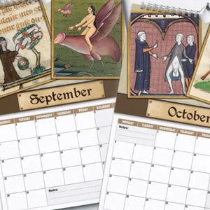 Medieval Humor 2025 Wall Calendar