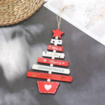 Christmas Tree Wooden Hanging Decoration