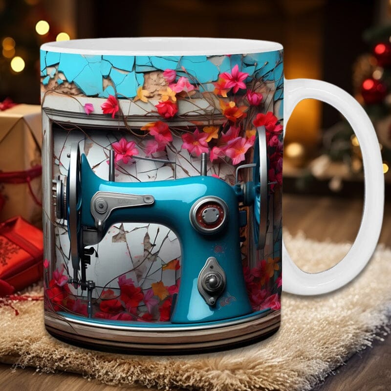 New 3D sewing machine mug🎁A good choice for Christmas gift