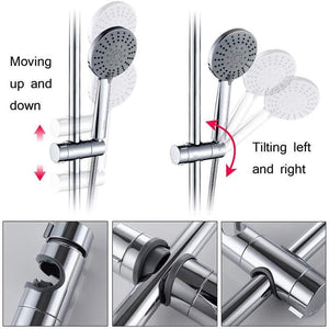 Adjustable Shower Head Holder For Slide Bar