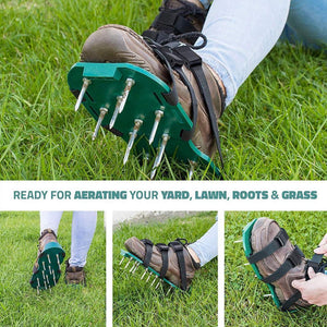 Lawn Aerator Shoes Loose The Soil, 1 Pair