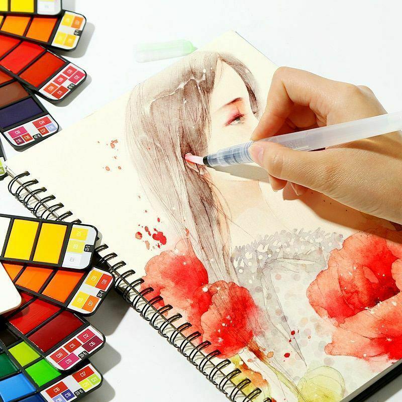 Solid Gouache Pigment Palette - let your creativity speak!